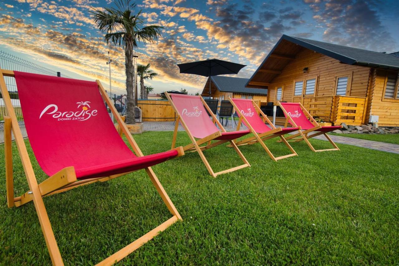 Nocleg Zator Domki Paradise Pod Palmami Buitenkant foto